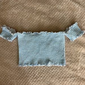Off the shoulder crop top